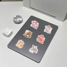 50 件可爱动物和卡通食物贴纸，冰箱、花瓶装饰贴花，DIY - 彩色 - 查看 10