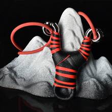 1pc Outdoor Hunting Recurve Slingshot, Comes With 1 Rubber Band, Suitable For Outdoor Shooting Entertainment And Hunting Games, A Great Gift For Outdoor Slingshot Enthusiasts - Reddish Black - View 5