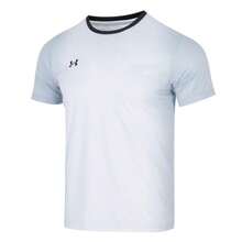 Under Armour Unisex T-Shirt, Football Knit Short Sleeve, Lightweight For Daily Workout And Fitness, 25500510-100 - White/gradient - View 6