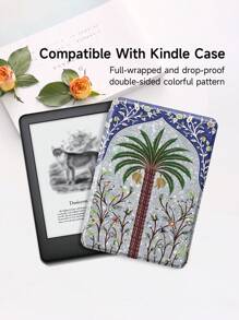 Ayotu Palm Tree Kindle 保护套，兼容 Kindle Paperwhite 第 11 代 2021/Kindle（第 11 代 - 2024 年发布）/Kindle Paperwhite 第 12 代 2024、Kindle Colorsoft 签名版，具有自动唤醒/睡眠功能 - 彩色 - 查看 21