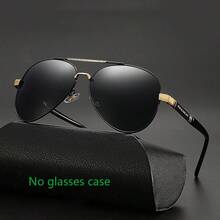 1 件男士时尚眼镜，日夜通用时尚眼镜 - 黑框灰片 - 查看 2