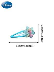 5pcs Disney Officially Licensed Frozen Anna And Elsa Colorful Cartoon Clip Hair Fashion Hair Clips Sweet And Cute Hair Clips Simple Hair Clip For Women Holiday Gift Daily Dress Up Hairpin Hair Accessories High-Value Headwear, Ideal Choice For Gifts