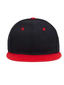 1pc,Unisex,Custom Classic Snapback Hat, Embroidered 6 Panel Cap, Flat Bill, Green Under Visor, Personalized Gift For Men, Embroidery Services, Colorful,Cute,Adorable,Funny,Kawaii,Y2K,Stylish,Unisex,Casual,Custom,Personalized,Unique,Customized,Ideal Gifts For Him,Ideal Gifts For Her,Her,Boyfriend,Girlfriend,Family,Friends - Multicolor - View 20