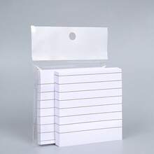 80张/本创意简约办公便签，强力粘性免撕便签，网格学生标记便签 - 黑與白 - 查看 7