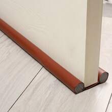 1pc Unilateral Door Bottom Sealing Strip/Double-Sided Door Bottom Sealing Strip Wear-Resistant Leather Door Seam Affixed With Sound Strip, Dust And Insect Proof Self-Adhesive Door Sealing Strip