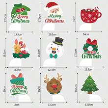 1 قطعة ديكور عسلي للكريسماس، ديكور طاولة الحفلات، قطعة مركزية لطاولة الطعام، حامل عسلي من الورق