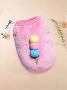 Áo len hình trái tim cho chó con, Áo ghi lê hoạt hình cho chó con bằng vải nỉ ấm áp, Áo sơ mi cho chó con dễ thương, Quần áo thỏ thiết kế thiên thần, Quần áo chuột lang bằng vải nỉ ấm áp, Áo len chui đầu ... - Nhiều màu - Xem 8