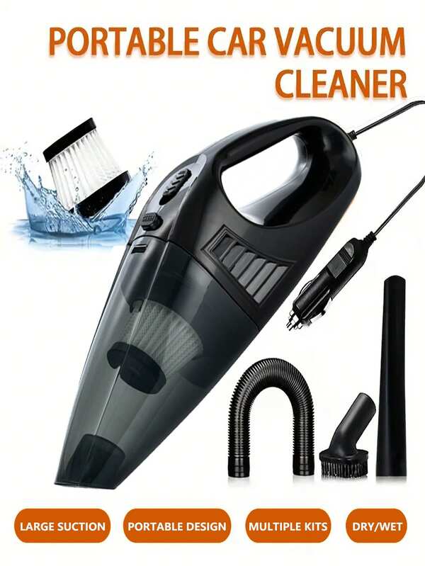 YAIUZGOO Car Corded Vacuum CleanerLarge Capacity Dust Collection CupPowerful SuctionPortable Handheld Electric Vacuum CleanerCorded Household Cleaning Vacuum Cleaner Body Ergonomic DesignCorded Mini Handheld Vacuum CleanerPowerful Portable Car Vacuum CleanerCorded Handheld Cyclonic Vacuum CleanerFor AutomotiveHome And Pet Hair Cleaning