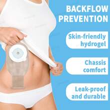 10PCS Pulsovital Bolsa Colostomia Barrerarecortable15-76mm - Beis - Ver 2