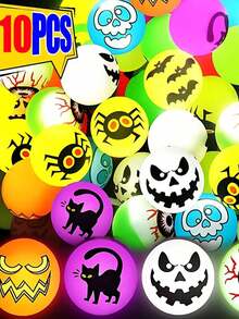 10/20 Bolinhas Saltitantes Brilhantes de Natal, Bolinhas Saltitantes Luminosas, Bolinhas Saltitantes de Borracha de 1.06-Polegadas, Pacote, Adequadas para Presentes de Jogos de Festa de Aniversário, Presentes de Natal, Lembrancinhas de Festa (Estilos Aleatórios)