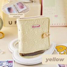 1PC 布艺一宫格卡片相册可爱迷你相册笔记本收纳卡相册 - 彩色 - 查看 17