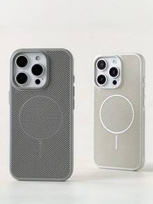 CteGlodrix Premium Ultra-Thin Breathable Heat Dissipation Magnetic Wireless Charging Phone Case, Compatible With IPhone 16, 15, 14, 13, 12, 11 Pro Max Plus, Shock-Resistant Armor Breathable PC Hard Shell Waterproof Anti-Fall Scratch Resistant - Black - View 11