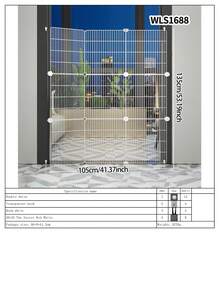 Pet Gate Dog Fence Barrier Isolation Door Small Dog Indoor Cat Rabbit Stair Balcony Enclosure - Multicolor - View 18