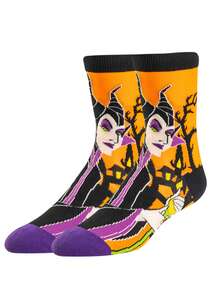 Disney 4双装官方反派角色圣诞新年礼物袜，卡通圣诞新年动画男士袜子，新奇有趣的卡通人物袜子 - 彩色 - 查看 4