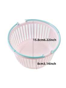 1个迷你桌面收纳篮，小巧便携，适用于桌面、化妆品收纳、学生文具收纳，多功能收纳盒，适用于办公室、宿舍、梳妆台等场所，时尚现代的室内设计风格，轻巧节省空间，耐用塑料材质，保持物品整齐有序，方便取用，外观可爱，是整理文件、小物件、刷子、铅笔、工具和配件的完美桌面配件，现代简约风格的家庭办公室日常必备品。 - 彩色 - 查看 6