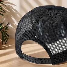 ALPHA National Flag Print Baseball Cap Solid Color Lightweight Mesh Breathable Sweat-Wicking Duckbill Cap Outdoor Casual Sports Shopping Camping Picnic Sun Hat Fashion Adjustable Trucker Hat - xanh quân đội - Xem 3