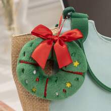 Cute Christmas Tree, Gingerbread Man, Wreath Plush Ornaments, Christmas Tree Decorations, Christmas Stockings, Santa Hats Hanging Decorations, Gifts - One Size - View 12