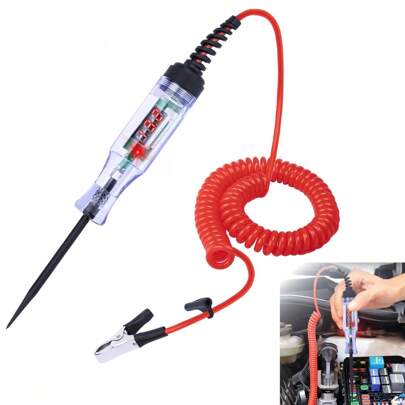 Testador De Circuito De Tensão De Carro Ferramentas Auto 9V-72V Sonda De Diagnóstico Elétricas Caneta De Medição