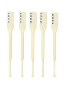 10件套便携式360°旋转双头温和无痛鼻毛修剪器套装，男女通用，精准修容/面部毛发去除工具 - 彩色 - 查看 8