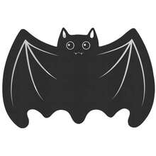 1 Pieza/Alfombrilla para mascotas con murciélago de Halloween, adecuada para comida y agua de perros, alfombrillas para comida de gatos, alfombrillas para alimentación de mascotas, antideslizante, resistente a las manchas, secado rápido, impermeable, alfombrillas para comida de mascotas, accesorios para mascotas - 60 cm x 40 cm