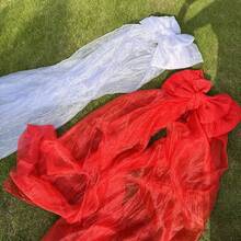 红色大蝴蝶结圣诞派对装饰，巨型圣诞蝴蝶结派对背景装饰，大型欧根纱巨型蝴蝶结悬挂装饰，适用于圣诞节、婚礼派对、家居装饰、圣诞装饰、房间装饰、冬季圣诞装饰、家居圣诞礼物、圣诞装饰