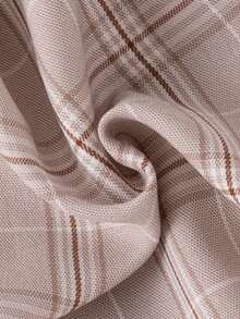 Komplet dla młodej dziewczyny, 3 elementy: dwurzędowa marynarka w kratę w kolorze róży, jednokolorowy top i mini spódniczka w kratę, swobodny, szykowny strój do szkoły, na zewnątrz, do pracy i na wakacje