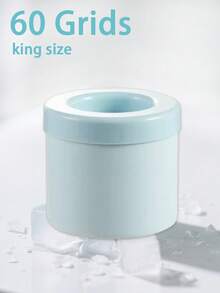 3/2/1 件装便携式冰格，60/40/30 孔圆柱形 3D 制冰器，易脱模硅胶冰格，挤压杯制冰器，带盖硅胶冰桶，易脱模圆柱形冰格 - 彩色 - 查看 16