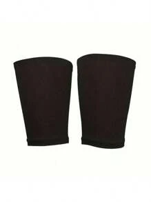 1 Paar hochelastische, warme und reibungsbeständige Ärmel für Oberschenkel oder Waden, aus festem Strickstoff mit Schlupfdesign, geeignet für alle Jahreszeiten