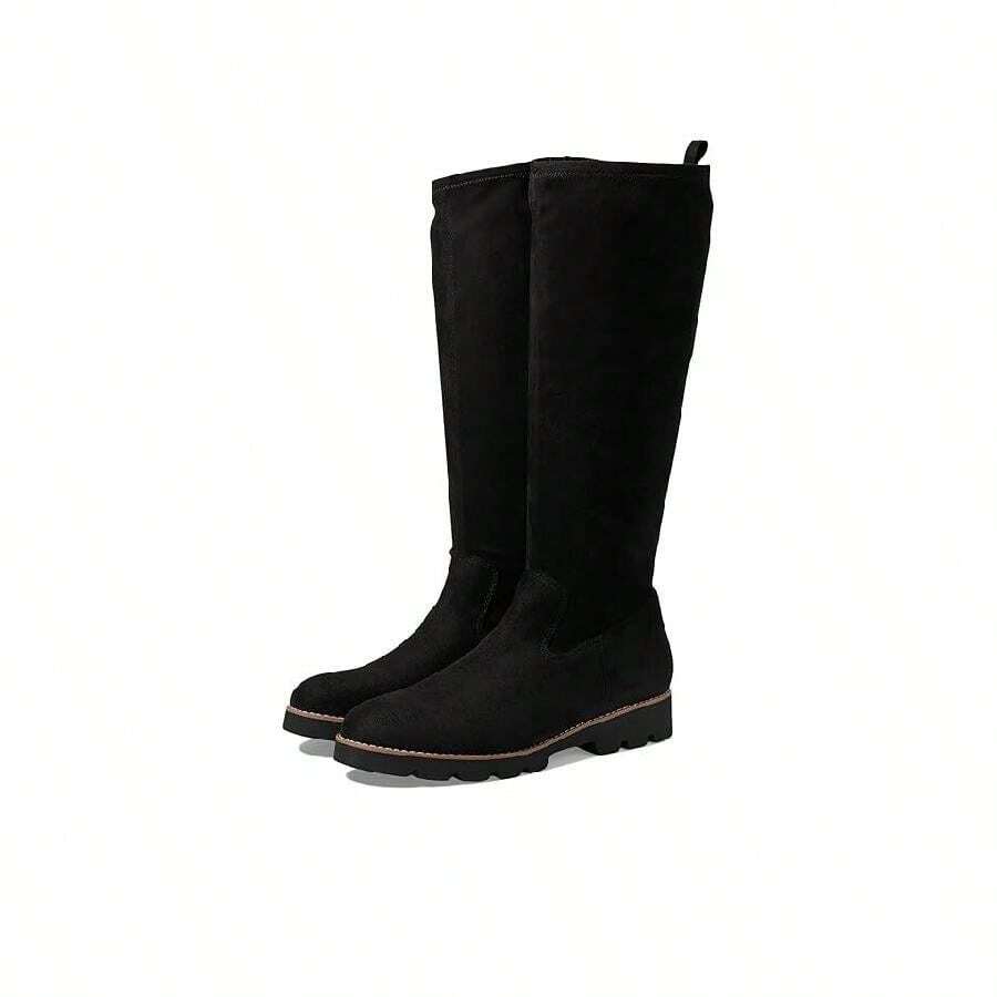 Vionic Ashburn Boots Women's US 8.5 Black Side Zipper Knee High Riding ZPO3323 - 黑色 - 查看 1