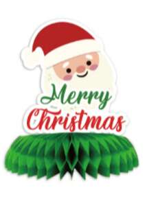 1 قطعة ديكور عسلي للكريسماس، ديكور طاولة الحفلات، قطعة مركزية لطاولة الطعام، حامل عسلي من الورق