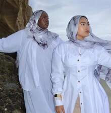 ZGMYC Watercolour Floral Printed Hijab Scarf For Women Soft Modal Cotton Instant Hijab Head Wraps Shawls Long Scarveshalloween - 顏色 4 - 查看 2