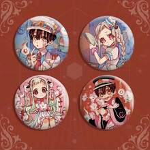 花子君花鼓胸针 58mm，花子君八代宁宁可爱高品质鼓形胸针收藏小礼物 - 彩色 - 查看 19