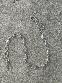 2025 New Model Original Double Snake Skull Pants Chain Fashion Male Woman Rock And Roll Y2K Luxury Accessories Key Chain