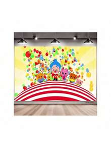 P-Plim P-Plim Banner Photography Studio Backdrop Outdoor House Party Decoration Photo Background Curtain Back Drop - 白色 - 查看 2