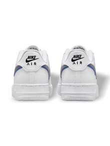 Nike 空军一号低帮 白/黑 - 白色/黑色-超皇家-峰頂白色 - 查看 7