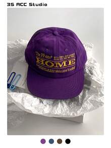 1pc Letter Embroidered Wide Brim Flat Top Baseball Cap, Flattering Street Style, Autumn/Winter Unisex Hip Hop Snapback - Multicolor - View 18