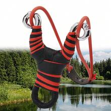 1pc Outdoor Hunting Recurve Slingshot, Comes With 1 Rubber Band, Suitable For Outdoor Shooting Entertainment And Hunting Games, A Great Gift For Outdoor Slingshot Enthusiasts - Reddish Black - View 1