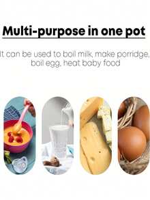 1pc 4-Inch Mini Enamel Milk Pot And Butter Warmer - Wooden Handle Small Skillet, Perfect For Heating Small Liquid Portions, White, Kitchen Essential | Stylish Kitchenware | Durable Enamel With Insulated Wooden Handle, Dual Spouts, Adorable Food Warmer, Mini Butter Pot Baby Food Pot Can Be Used For Frying And Cooking, Dual Spout, Mini Insulated Cute Stew Pot, Ideal For Heating Small Liquid Portions