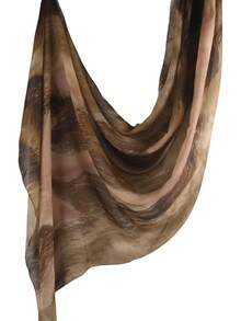 ZGMYC Watercolour Floral Printed Hijab Scarf For Women Soft Modal Cotton Instant Hijab Head Wraps Shawls Long Scarveshalloween - 顏色 22 - 查看 11