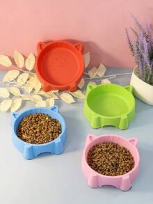 Tazón de plástico con diseño de cara de gato de 4 colores para perros pequeños - Multicolor - Ver 8