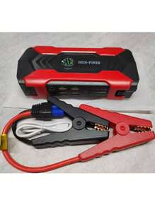 Avviatore di emergenza per auto - Torcia a LED e caricabatteria per auto - Luce a LED per emergenze - Per auto, motocicli, camion, SUV - Per proprietari di auto e preparazione per emergenze - Regalo perfetto per assistenza stradale