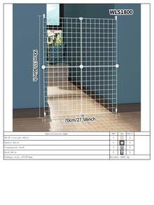 宠物门免钻狗栅栏围栏室内小型犬泰迪柯基犬防护栅栏隔离门笼子