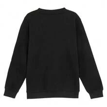 Puma 儿童 2026 春季卡通印花舒适长袖圆领套头卫衣 670131-01 - 黑色 - 查看 2