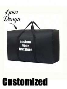 定制旅行行李袋、防潮储物袋、棉被衣物储物袋、超大储物袋、大容量可折叠储物袋、耐用行李袋，配有双拉链和加固手柄，坚固的超大储物袋，适合搬家、旅行和宿舍，适合户外女性男性旅行度假