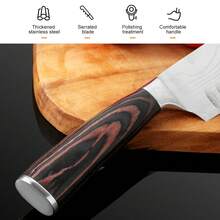 Professional Kitchen Chef Knife - Ultra Sharp Meat Cleaver And Vegetable Kitchen Knife, Chef Knife For Home And Kitchen, Home Cooking Gifts For Women And Men - D - View 9