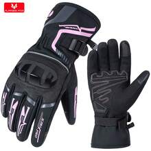 ALPINES FOX Winter New Motorcycle Gloves Warmer Waterproof Motorbike Reflective Gloves Touch Screen Windproof Motocross Outdoor Riding Gloves