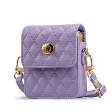 VIETAO Compatibil cu Galaxy Z Flip 6 5 4 3 5G, geantă din piele rezistentă la șocuri, cu portofel lung, husă pentru carduri, impermeabilă, anti-cădere, rezistentă la zgârieturi