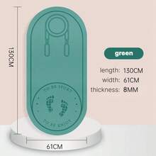 Aouloves Hopprep | Förtjockad yogamatta för aerobics | Tyst