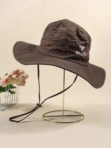 1pc Unisex Oversized Brim Solid Color Bucket Hat, Casual Outdoor Sun Protection Hat For Fishing, Cycling, Hiking - Multicolor - View 9