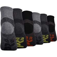 ¡RecomendadoTimberland Calcetines de Cuarto Negro para Hombres, Paquete de 6, Talla 12-15¡Top de Temporada - Blanco - Ver 4